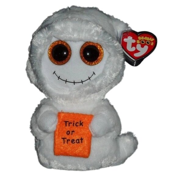 Ty Beanie Boos Mist Halloween Ghost Plush Toy - Picture 1 of 9
